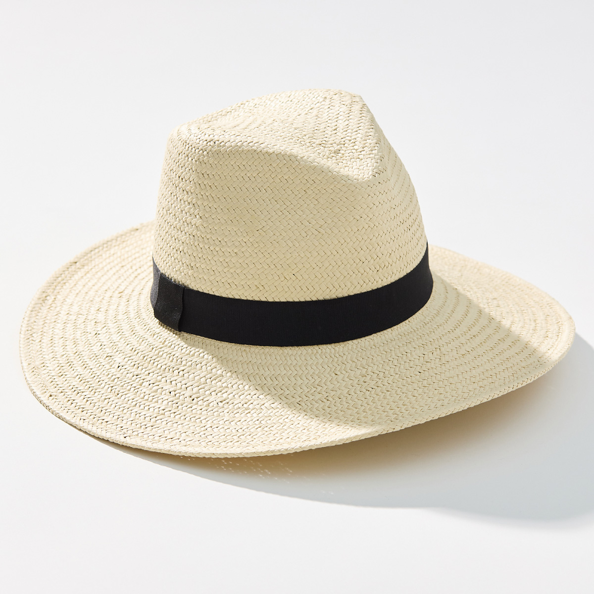 Natural Brim Straw Hat _ Creamy Ivory