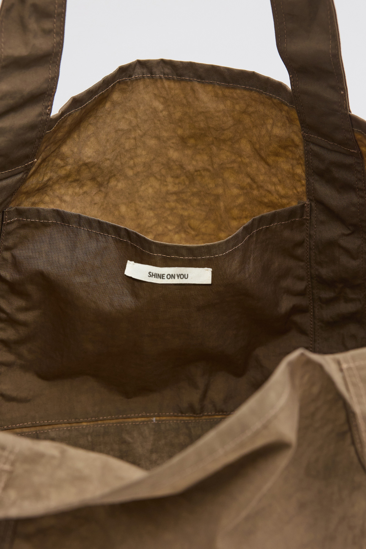 Lightweight Daily Tote Bag _ Deep Bronze Brown