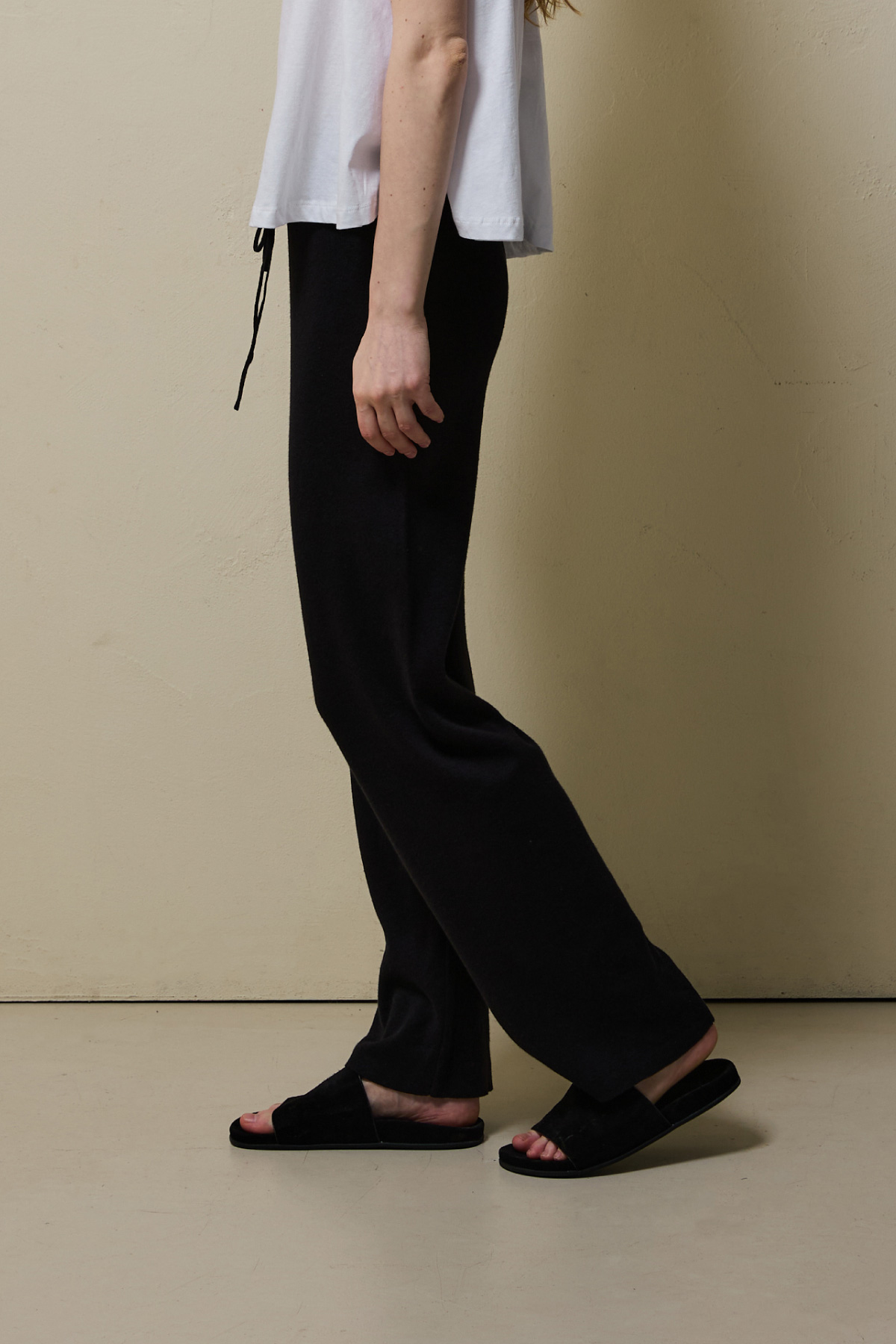 Soft Leather Comfort Slide Sandals