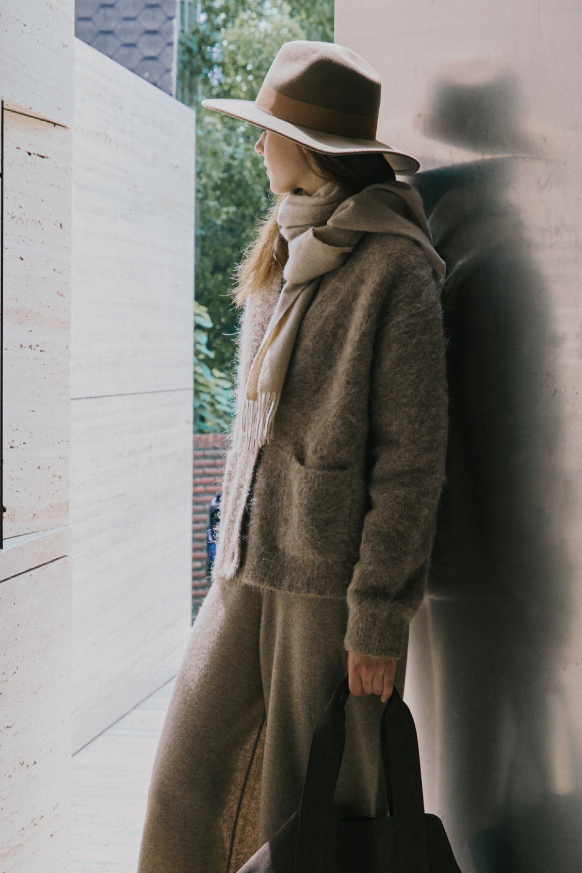 78% Alpaca Hairy Cardigan_Beige 78% 알파카 헤어리 가디건_베이지