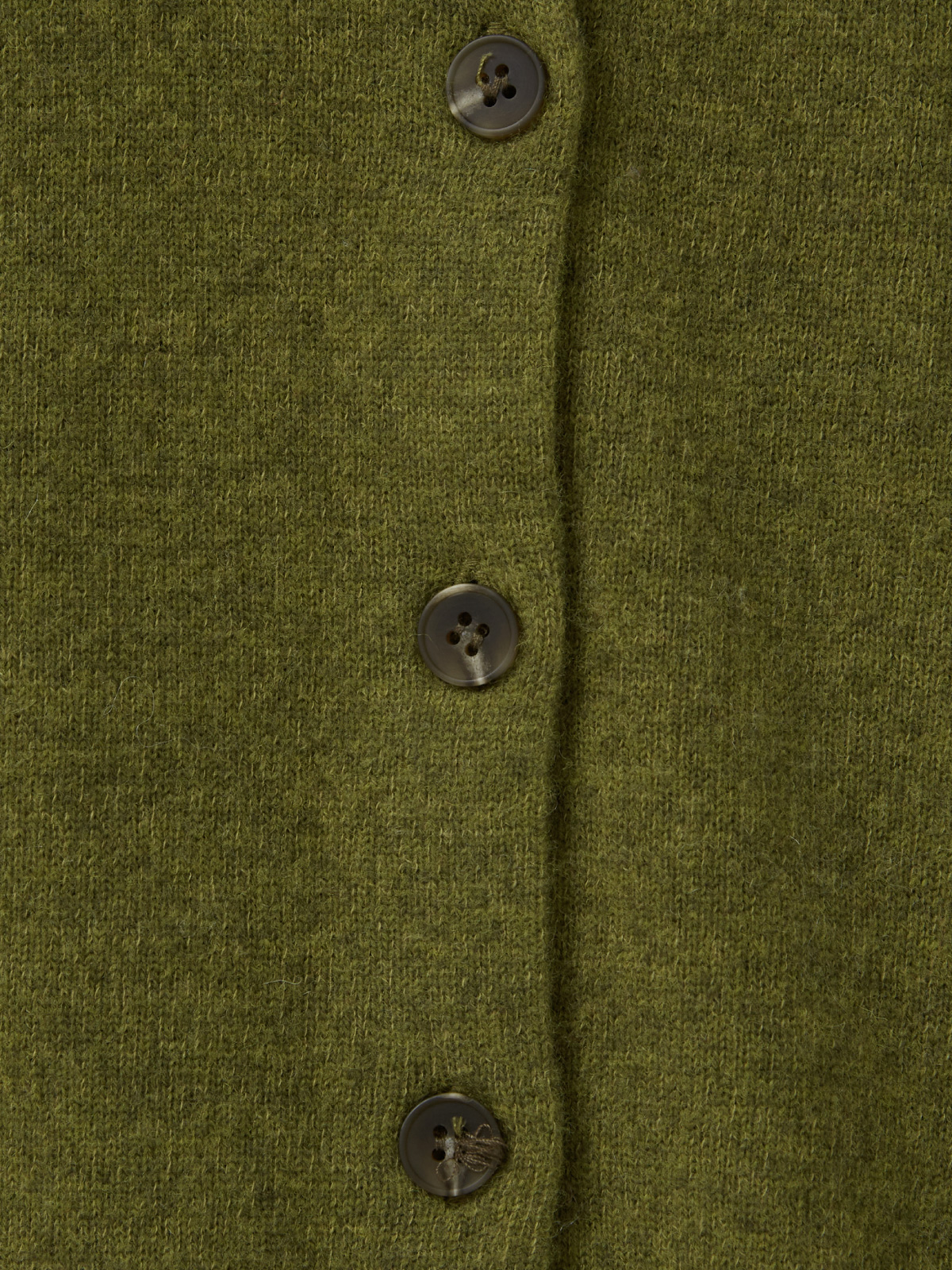 100% Merino Wool Basic Cardigan_Olive100% 메리노 울 베이직 가디건_올리브