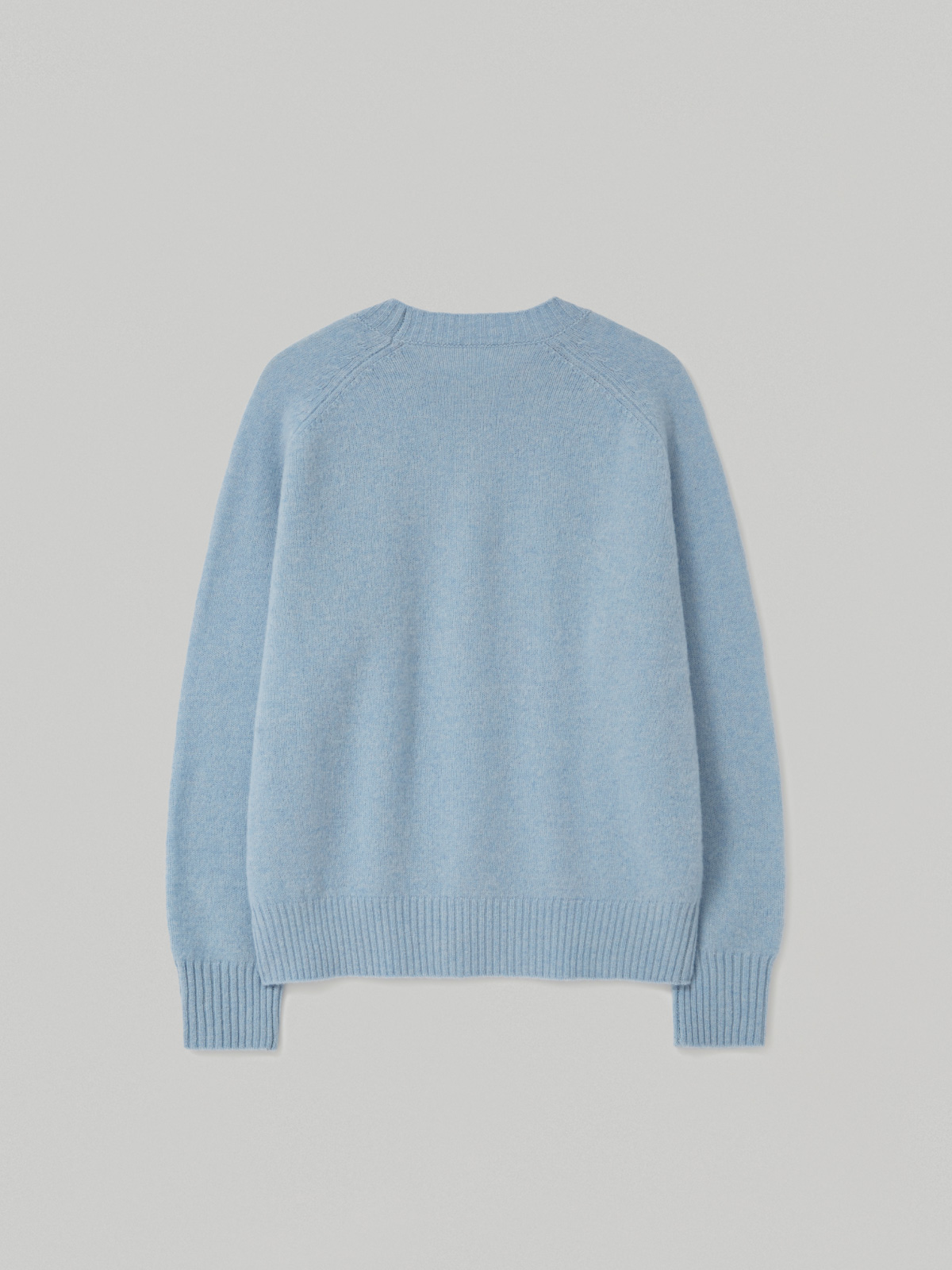 100%RWS Extrafine Merino Raglan Knit_Pink,Sky Blue,Ivory 100%RWS 엑스트라파인 메리노 나그랑 니트_핑크,스카이블루,아이보리