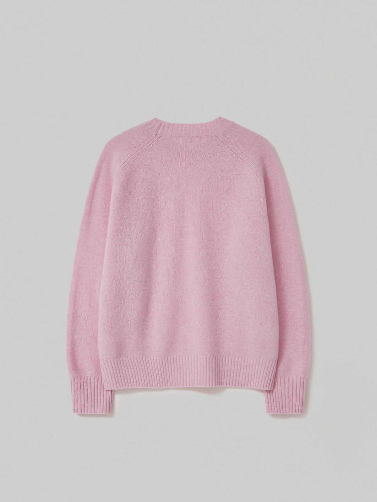 100%RWS Extrafine Merino Raglan Knit_Pink,Sky Blue,Ivory 100%RWS 엑스트라파인 메리노 나그랑 니트_핑크,스카이블루,아이보리