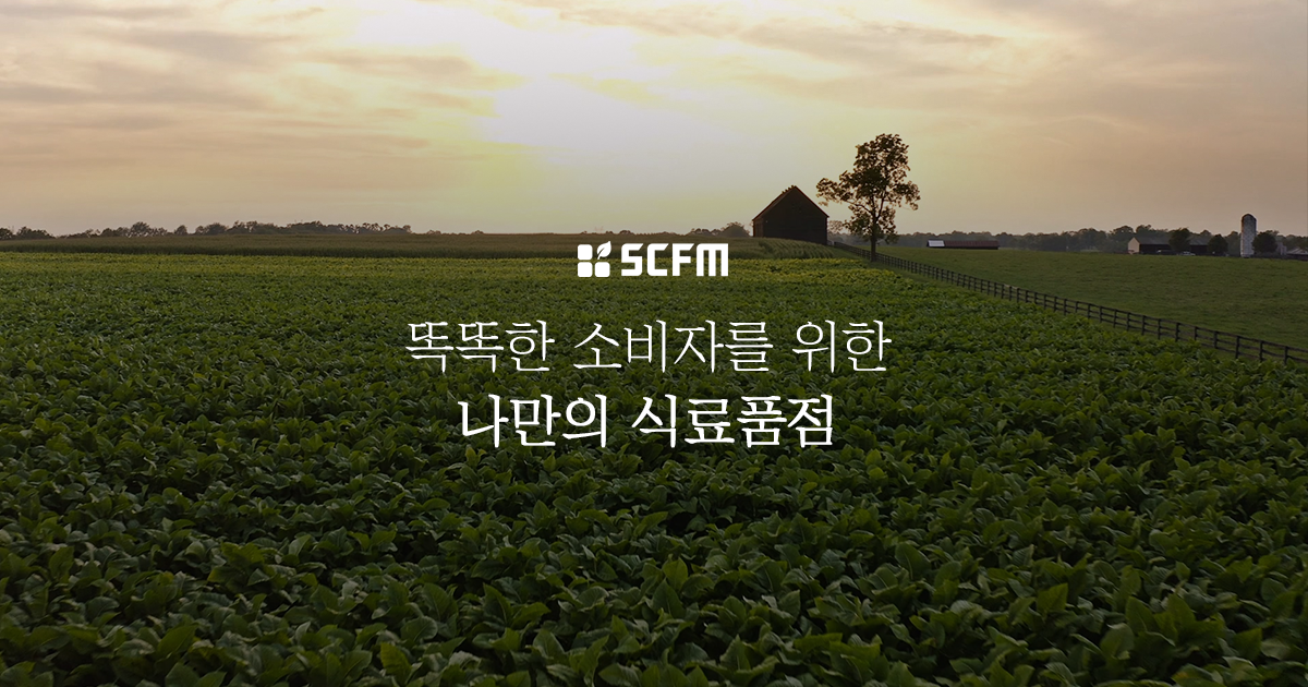 SCFM 로고 섬네일 디자인