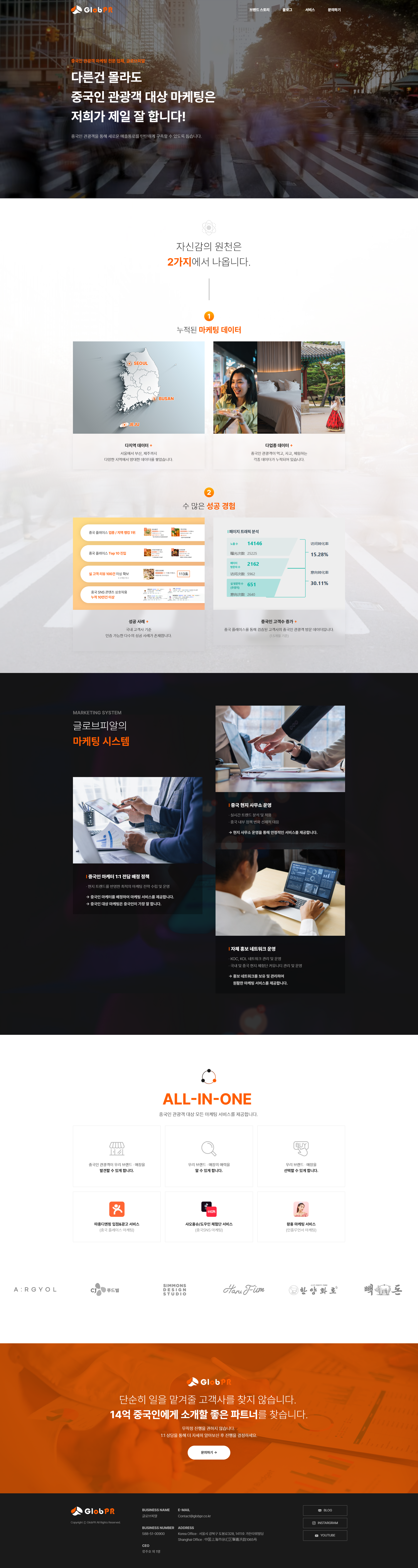 마케팅사 사이트 제작업체