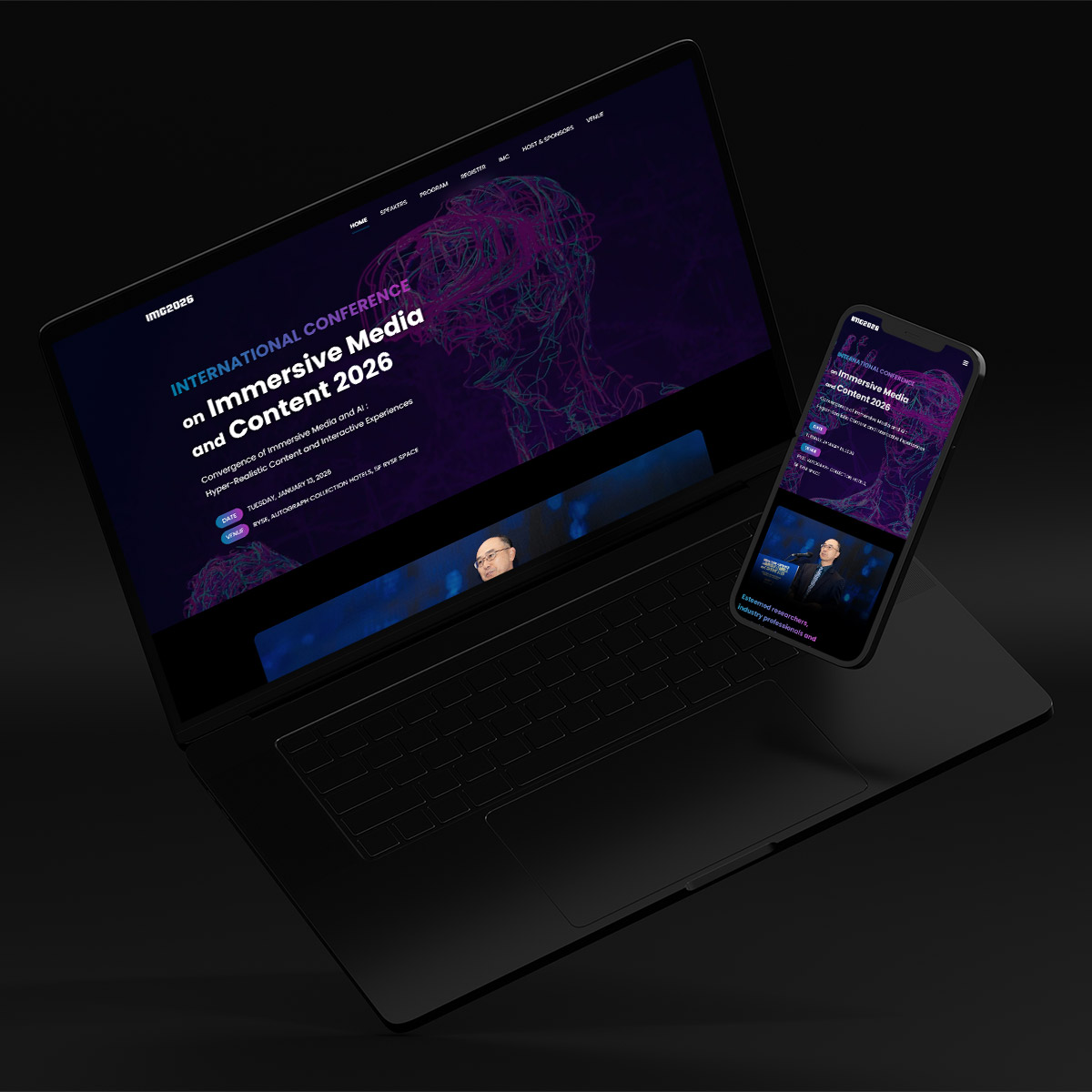 국제 컨퍼런스 참가자 모집 사이트 제작