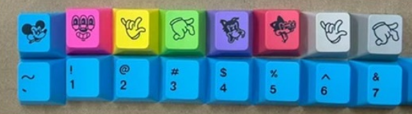 [ Pre-Order ] KANVAS - Rubrehose Keycap (캔버스 - 루버호스 키캡)