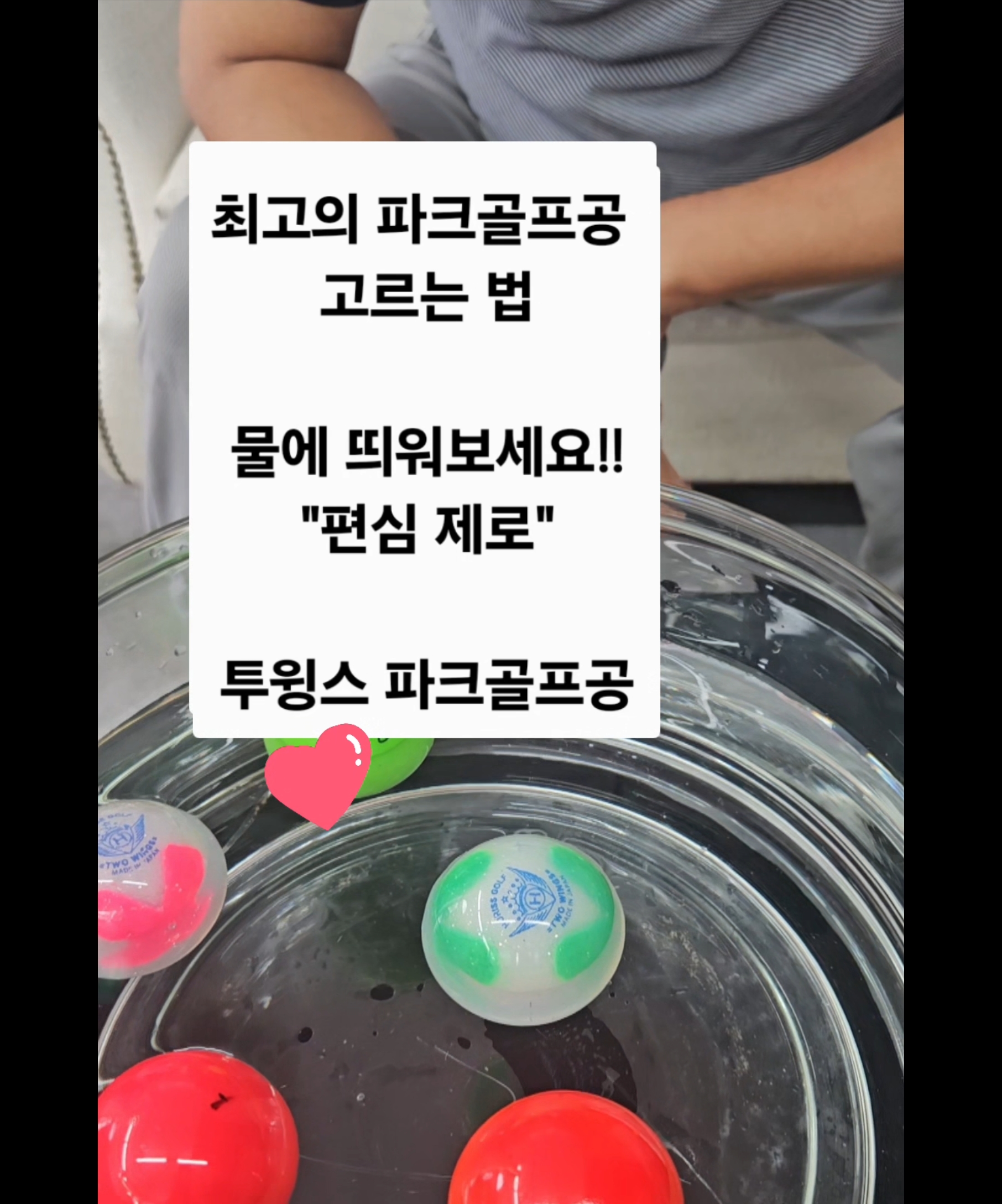 투윙스 파크골프공 프리미엄 파크골프볼 편심ZERO 공인구
