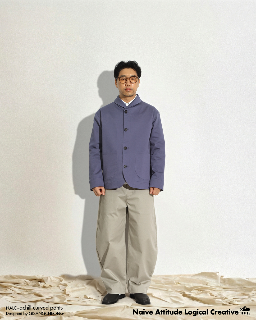 아칠 커브드 팬츠 - Acoustic Beige