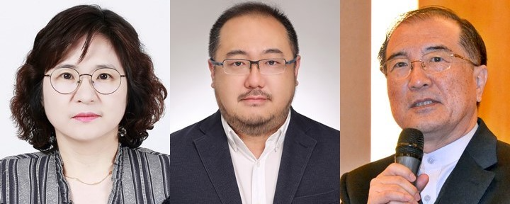 왼쪽부터 금보경 원장, 성장원 원장, 성재현 명예교수
