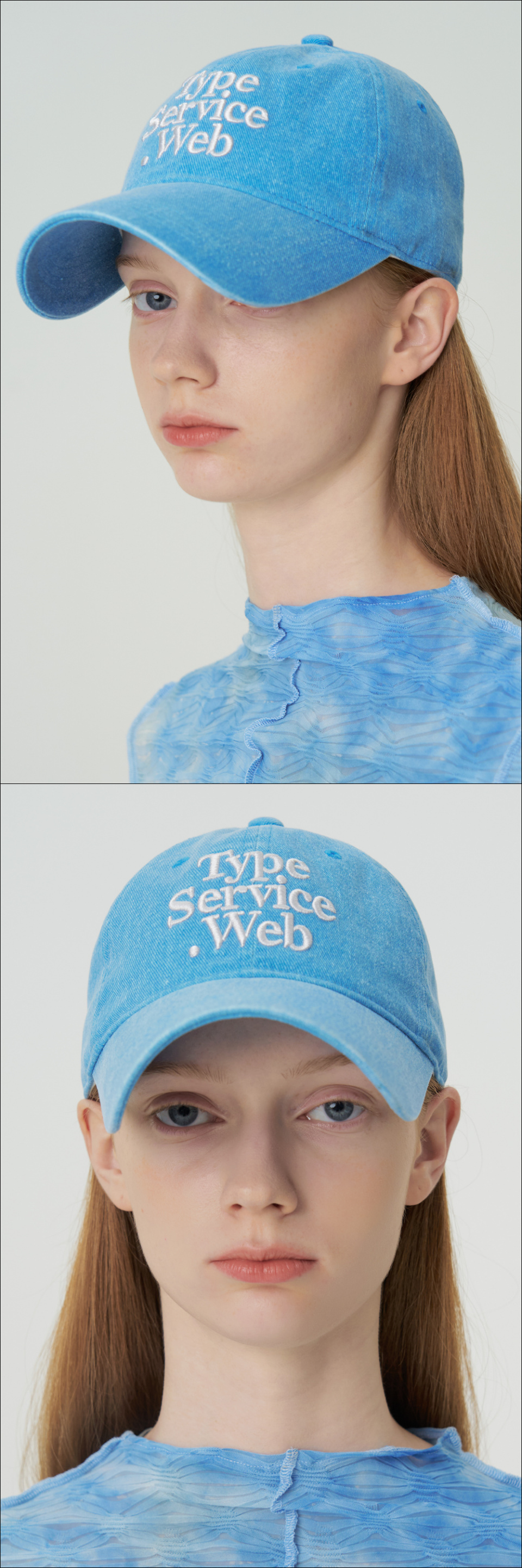 TYPESERVICE] Typeservice Web Cap _ Azure Blue - Bstore/비스토어