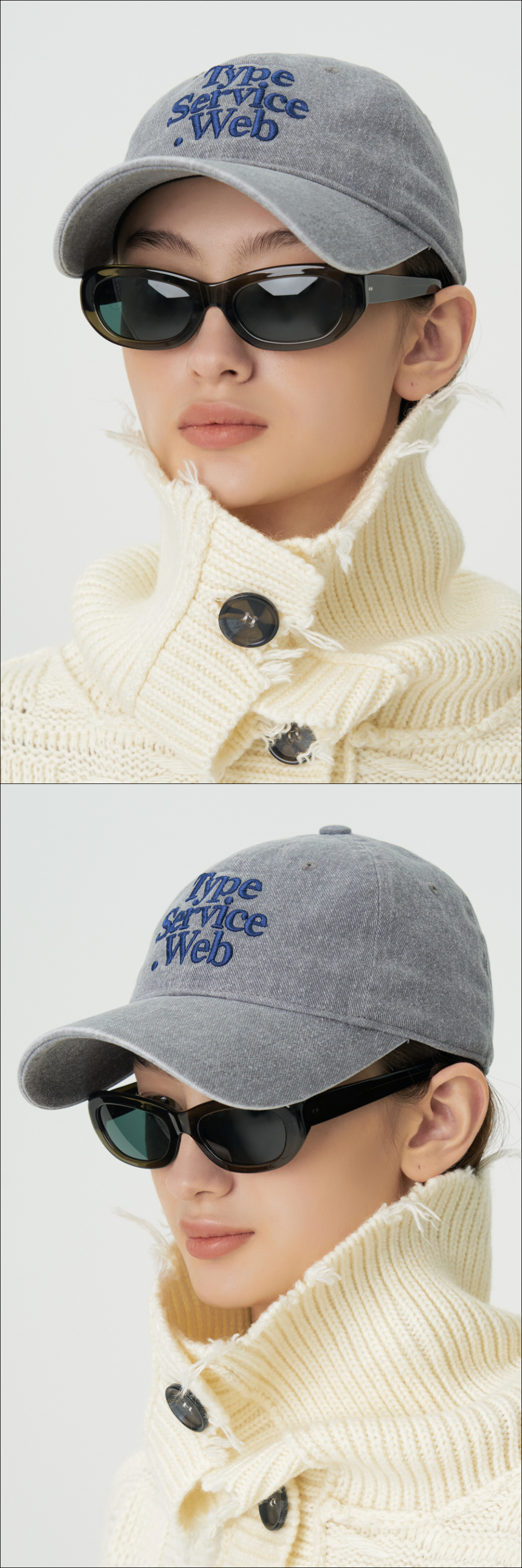 TYPESERVICE] Typeservice Web Cap _ Stone Gray - Bstore/비스토어