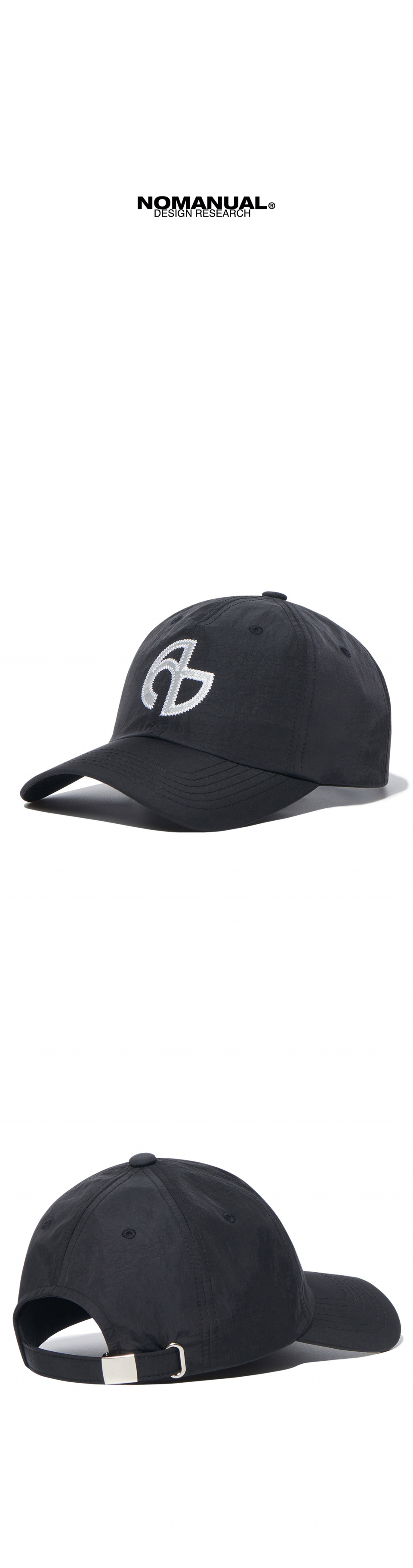 NOMANUAL] REFLECTIVE SYMBOL LOGO BALL CAP _ BLACK - Bstore
