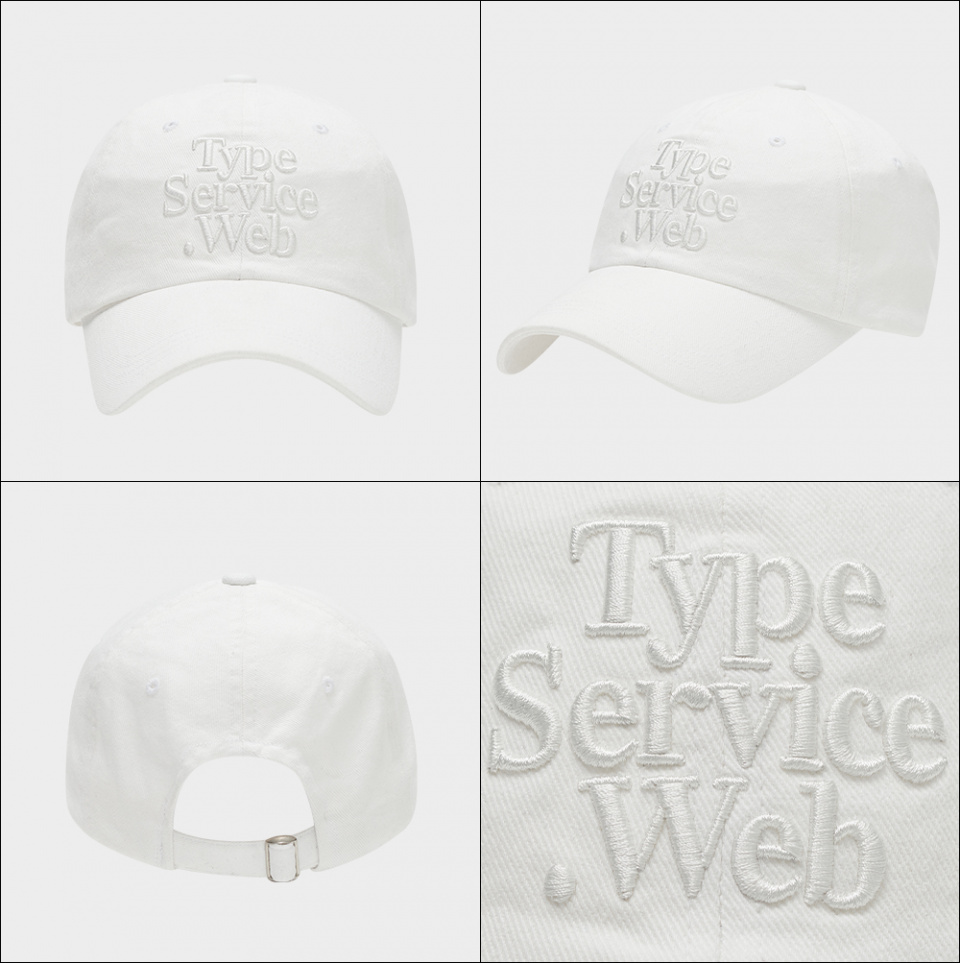 TYPESERVICE] Typeservice Web Cap _ Off White - Bstore/비스토어