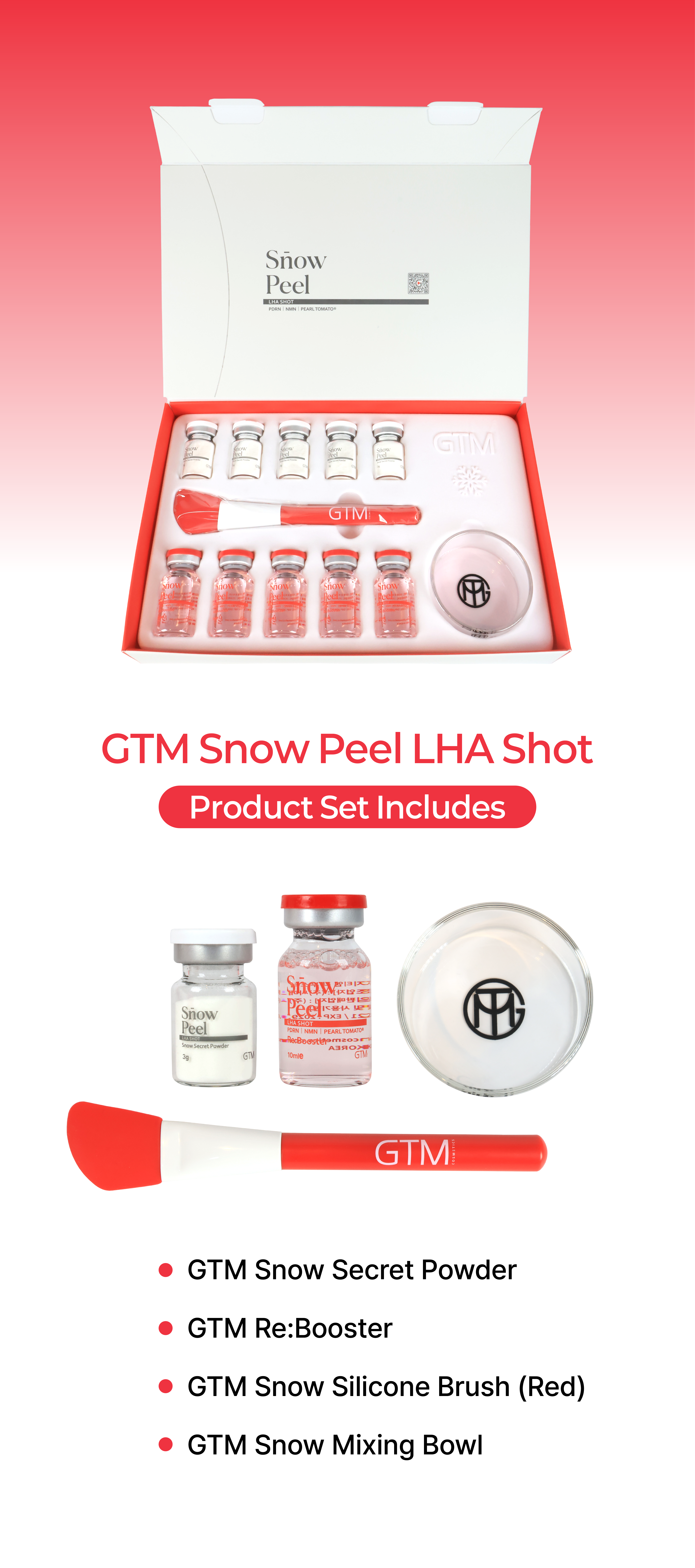 GTM SNOW PEEL LHA SHOT (SET)