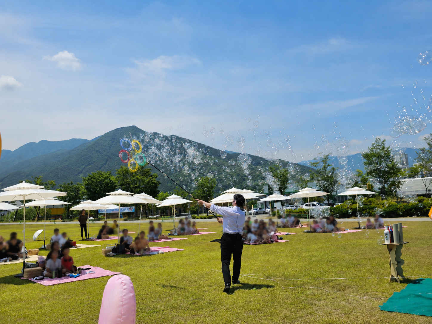 브랜딩 매직쇼 공연 장면 1