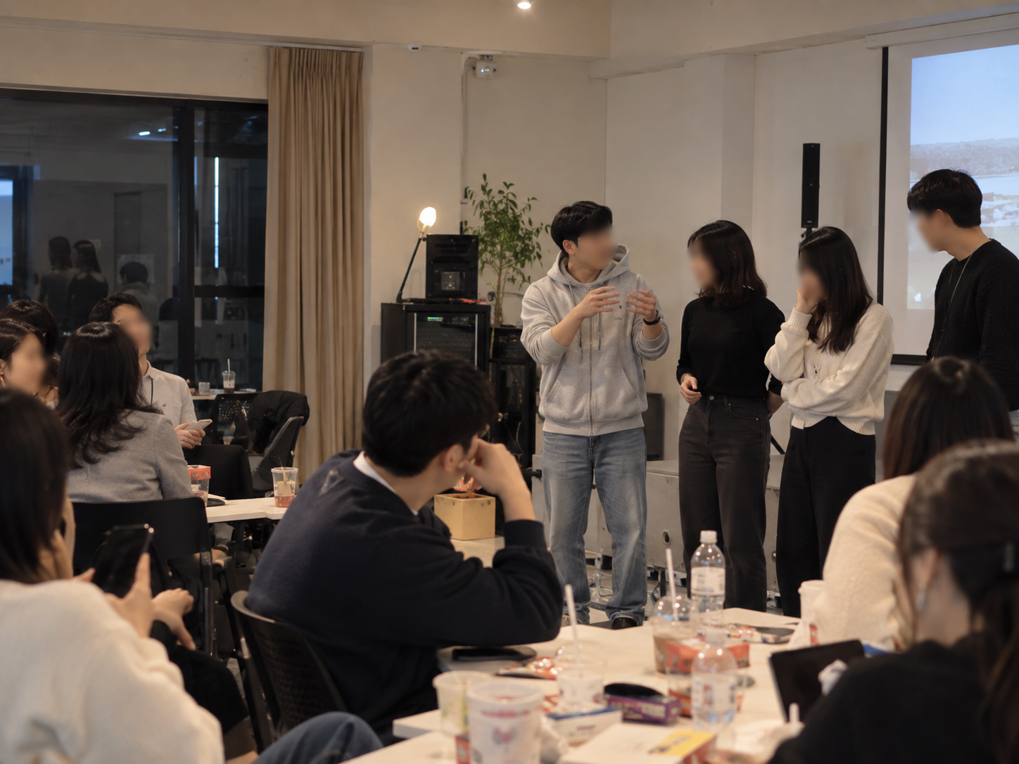 팀 한 문장 남기기