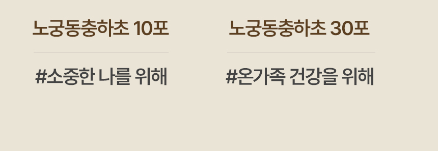 4개월분 4박스 (120포) 노궁동충하초