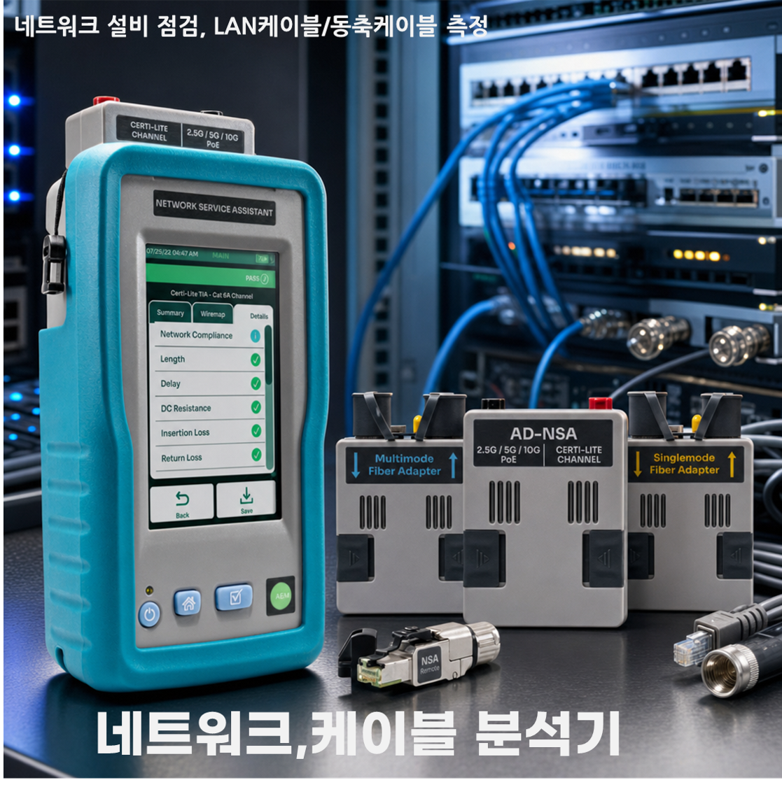 네트워크, 케이블 분석기 NSA