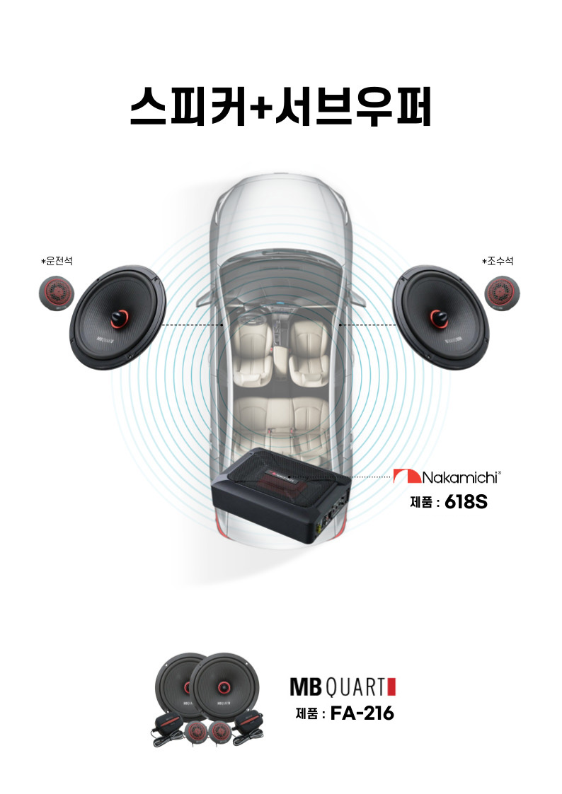 스피커+서브우퍼 패키지