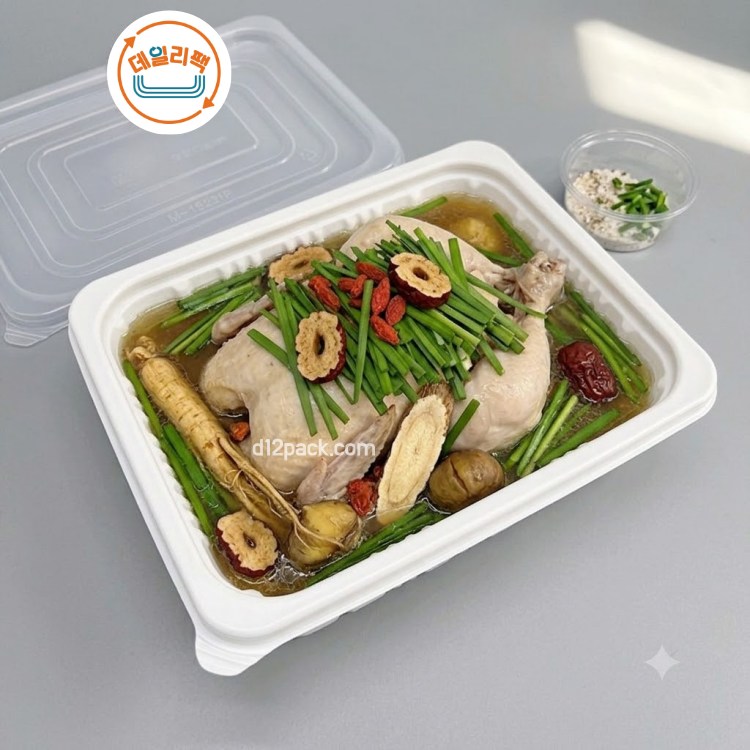 [200세트] PP직사각 M-1923F 사각 밀폐 찜 탕 국용기