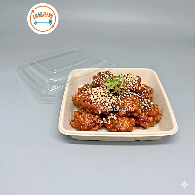 [300세트] 펄프 CS1400 CS-1400 피크닉도시락 종이트레이