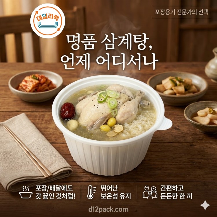 PP원형 BW사출-탕용기 대(3.2L) 백색 대용량용기 200세트
