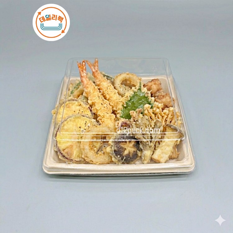 [300세트] 정사각 트레이(대) 샐러드용기 피크닉도시락 베이커리포장