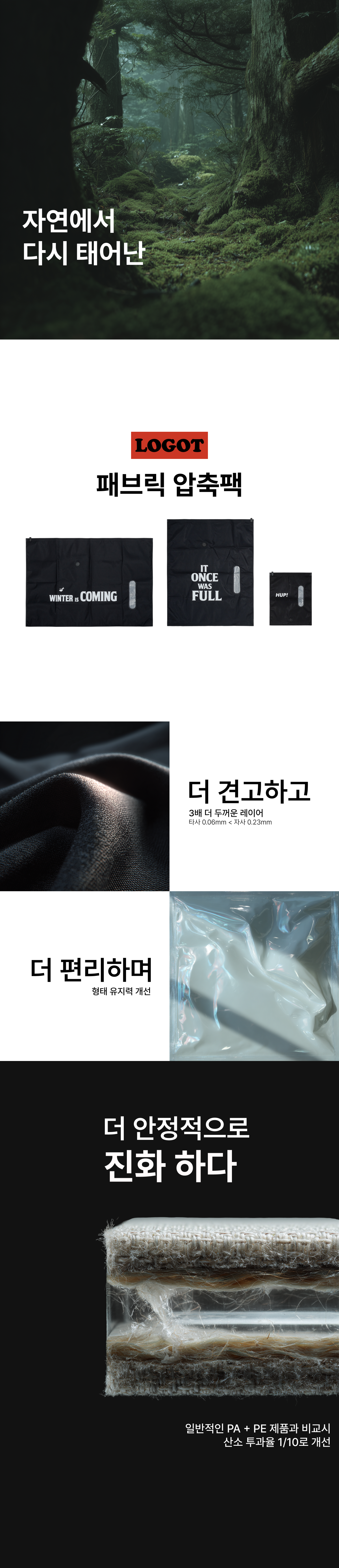 옥스포드 패브릭 압축팩