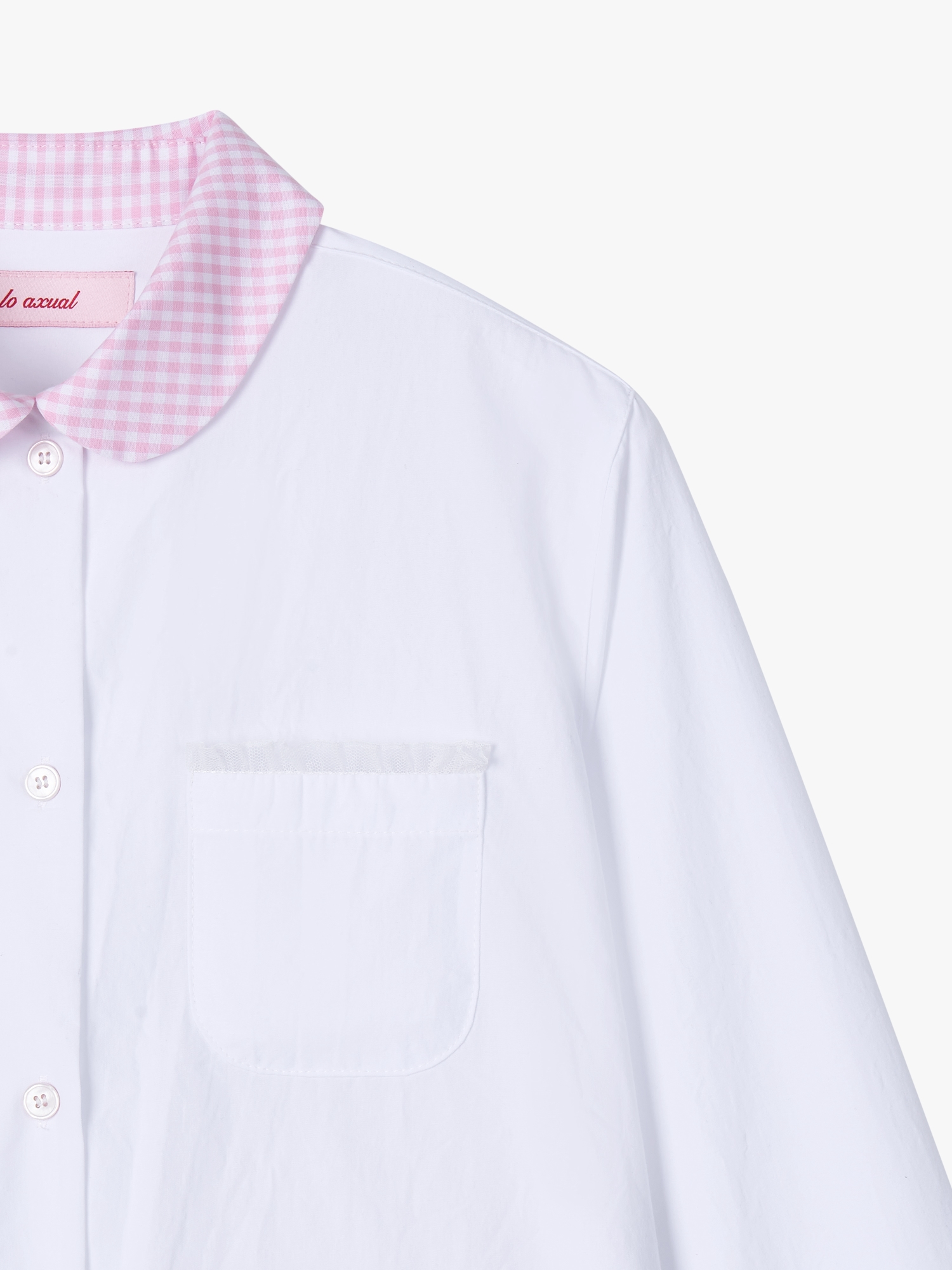 NATURAL WRINKLE GINGHAM SHIRT