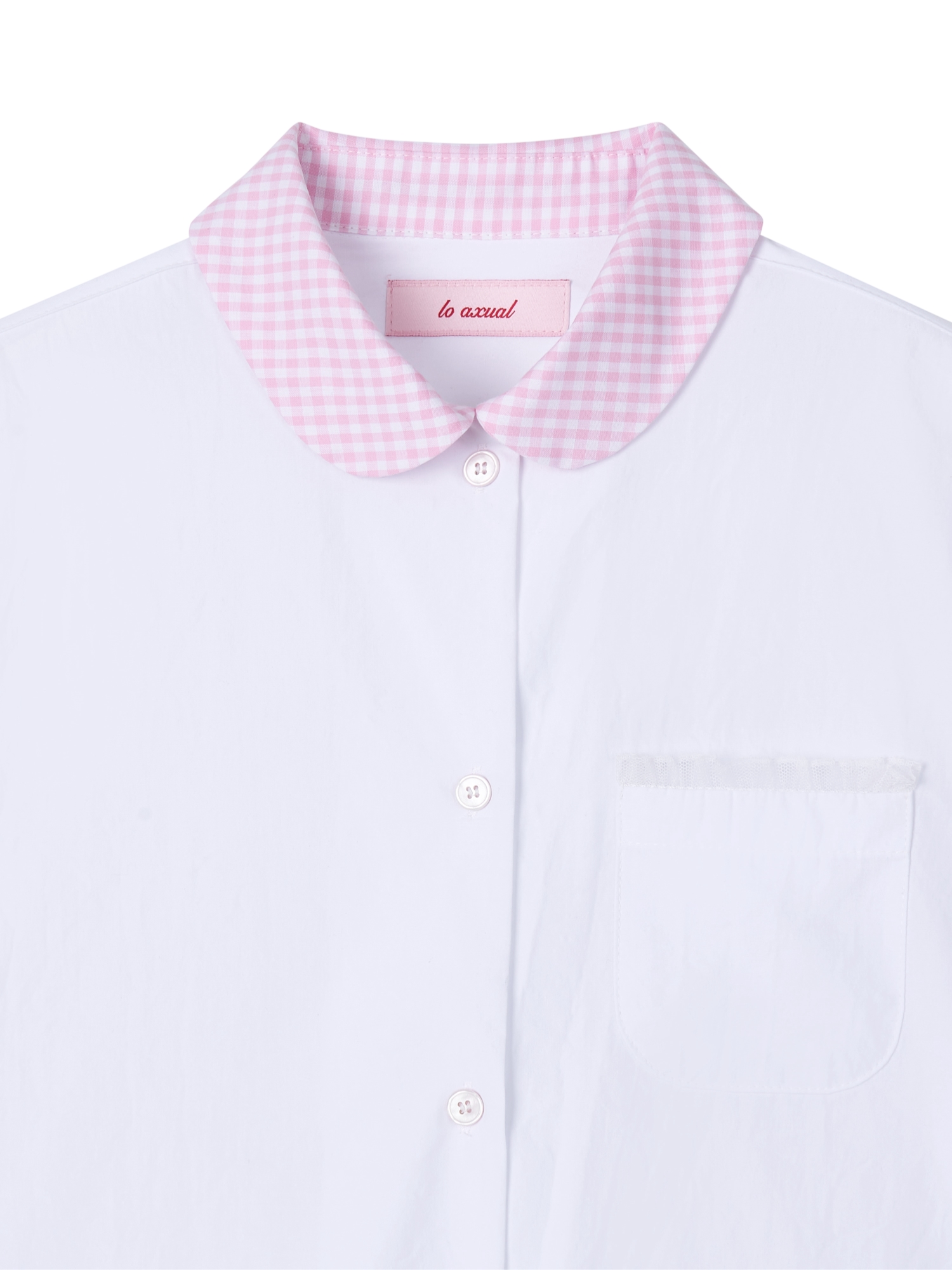 NATURAL WRINKLE GINGHAM SHIRT