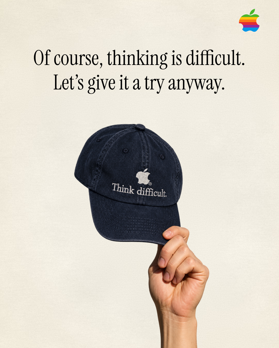 Think difficult Cap - Navy