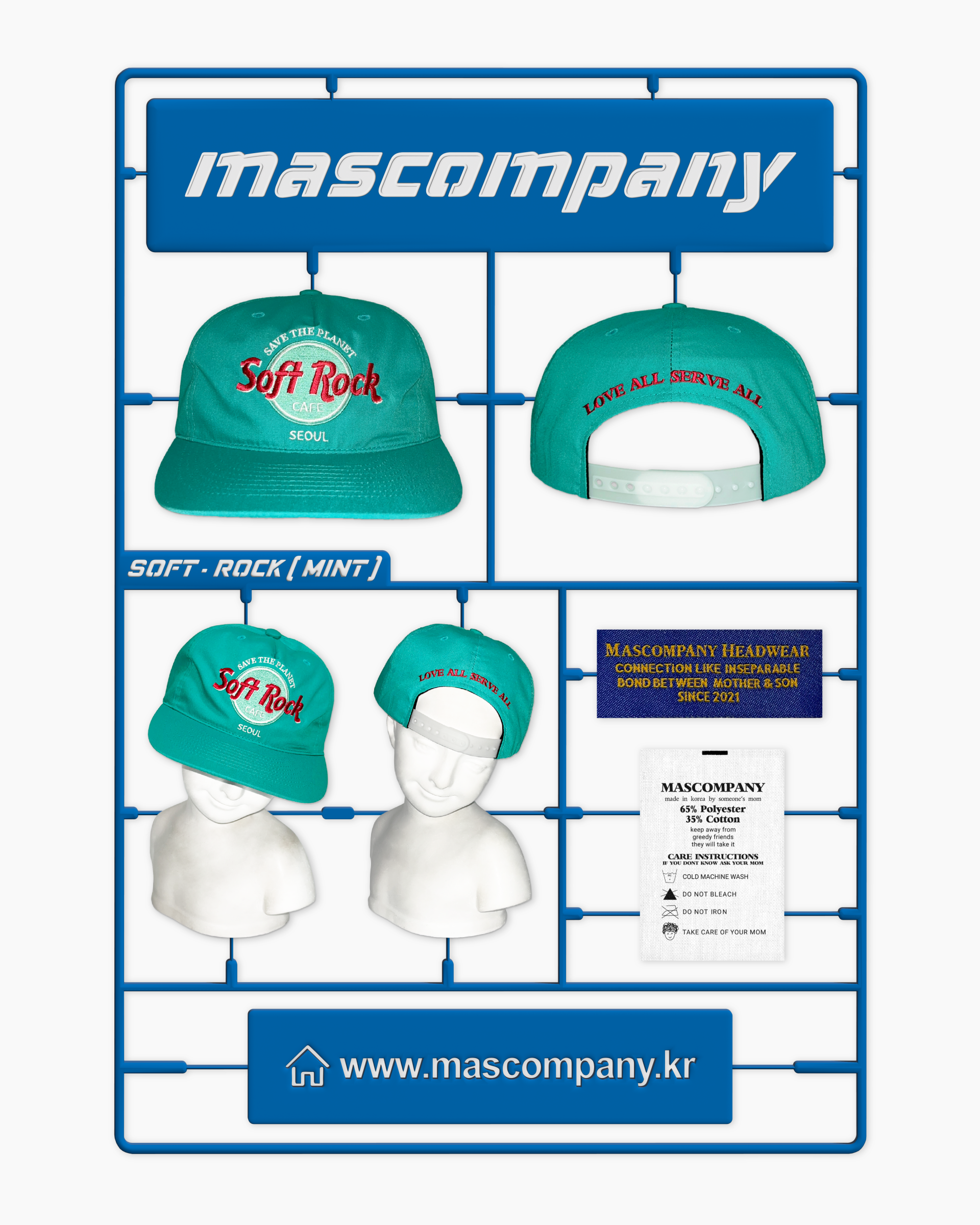 Soft Rock Cap - Mint