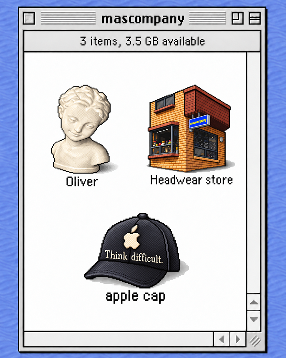 Think difficult Cap - Khaki