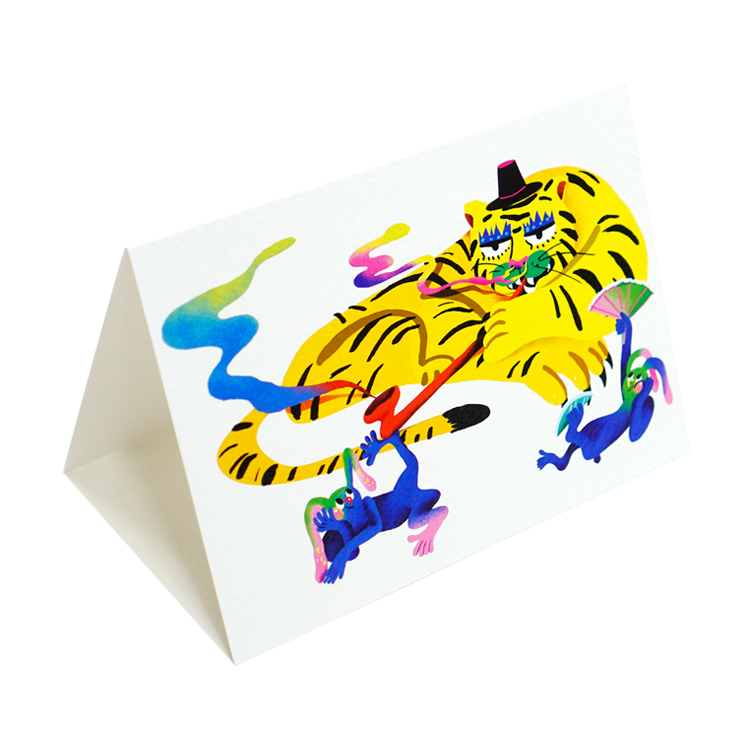 그레이쥬스 친환경 인증 아트 카드 그래픽 엽서 체리그림