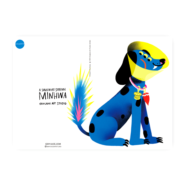 그레이쥬스 친환경 인증 아트 카드 그래픽 엽서 체리그림