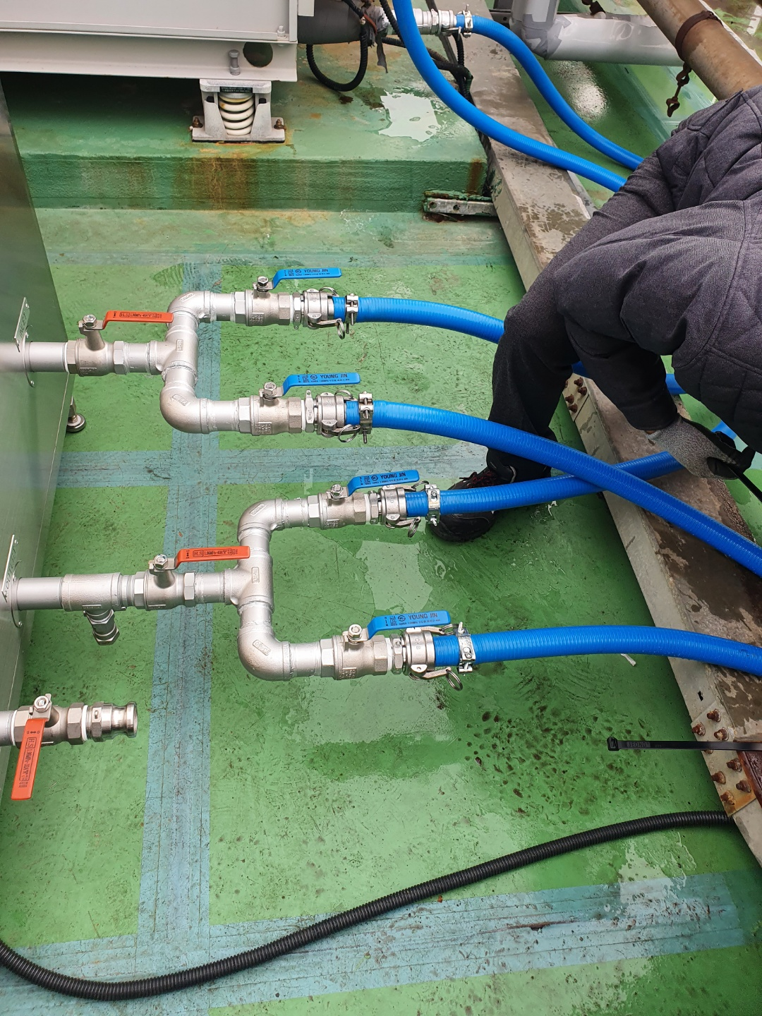 Example of installation of scale removal device (Ansung T Company) : 세종 ...