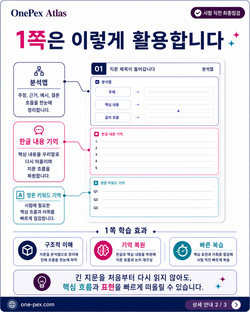 고1 올림포스 전국연합 3강 최종 점검(직보)