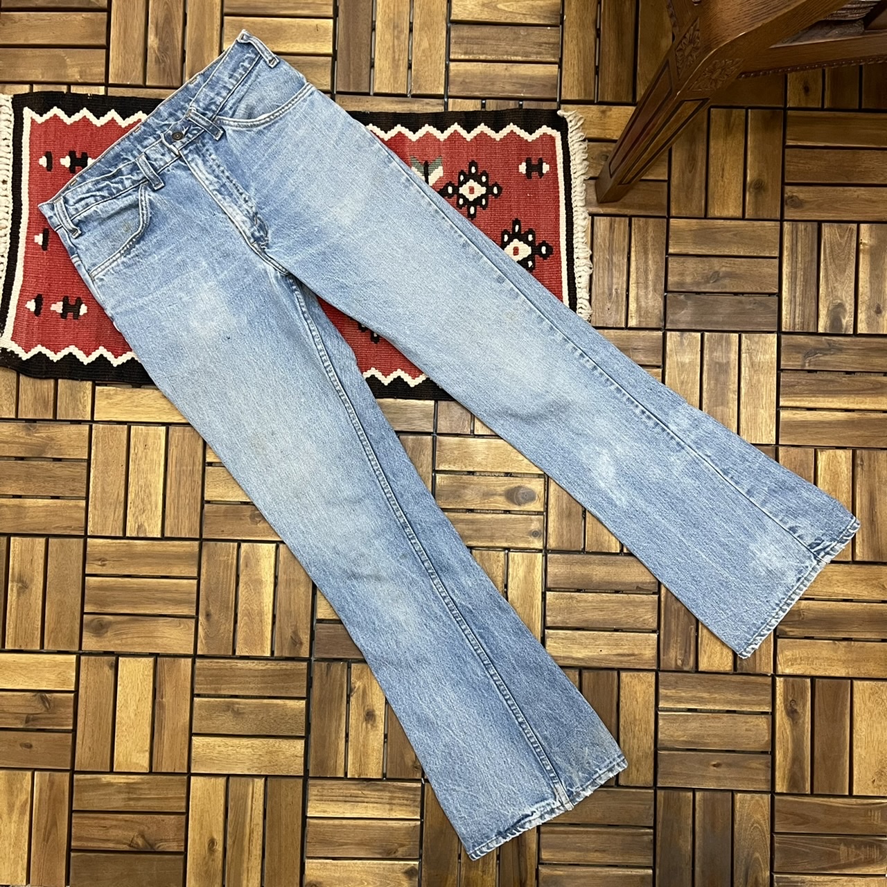 70s USA Vintage Levis Orange Tab 646-0217 Bell Bottom(Boot-Cut),Talon  (28-29)