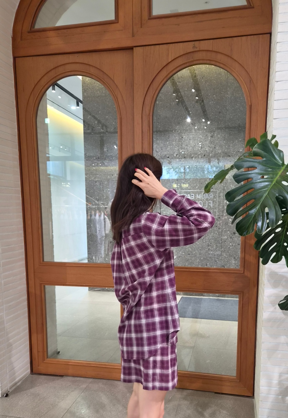 더블린 체크 세트