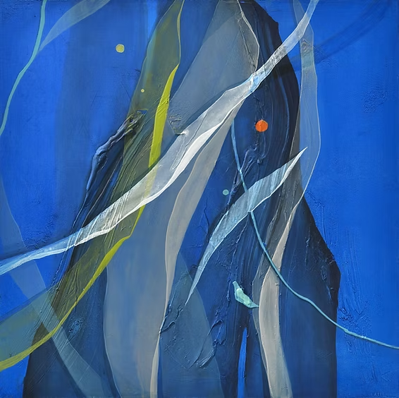 Memory of paradise 72.7x72.7cm mixed media 2025