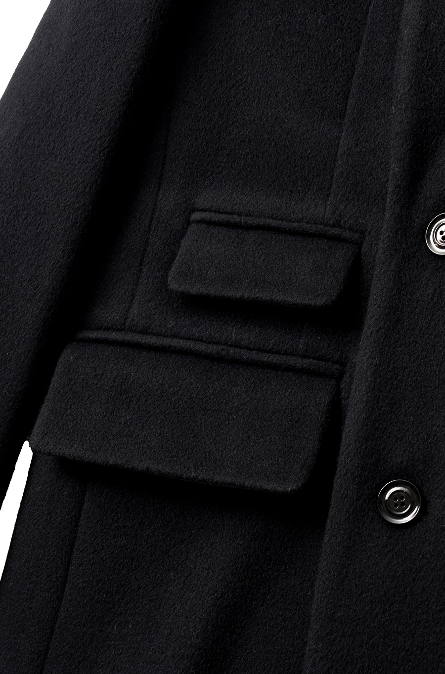 SI DOUBLE BRESTED COAT Black [예약배송 10.06]