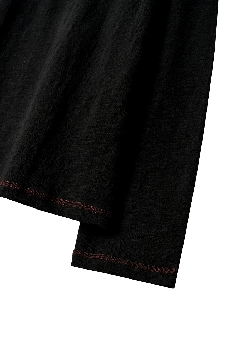 SI TRACE SLUB LONG SLEEVE TEE Deep Black
