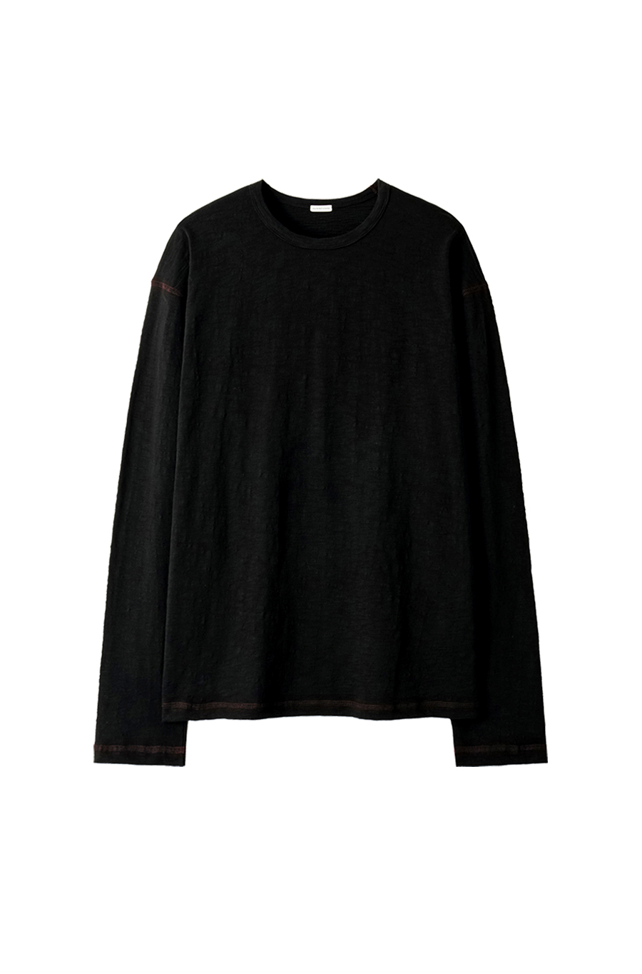 SI TRACE SLUB LONG SLEEVE TEE Deep Black