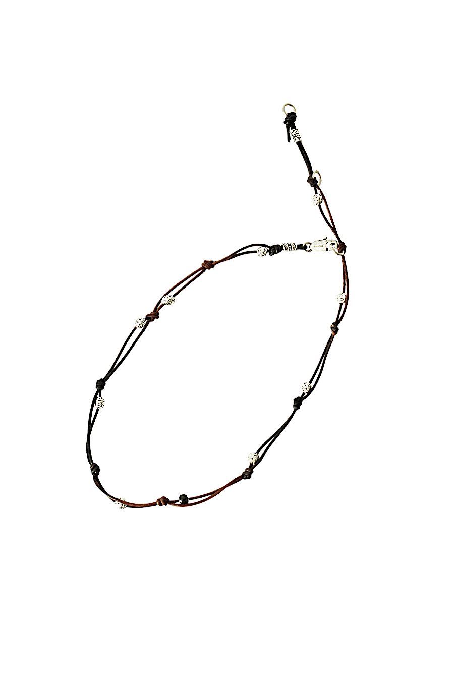 SI NODE NECKLACE 001 Vintage Brown