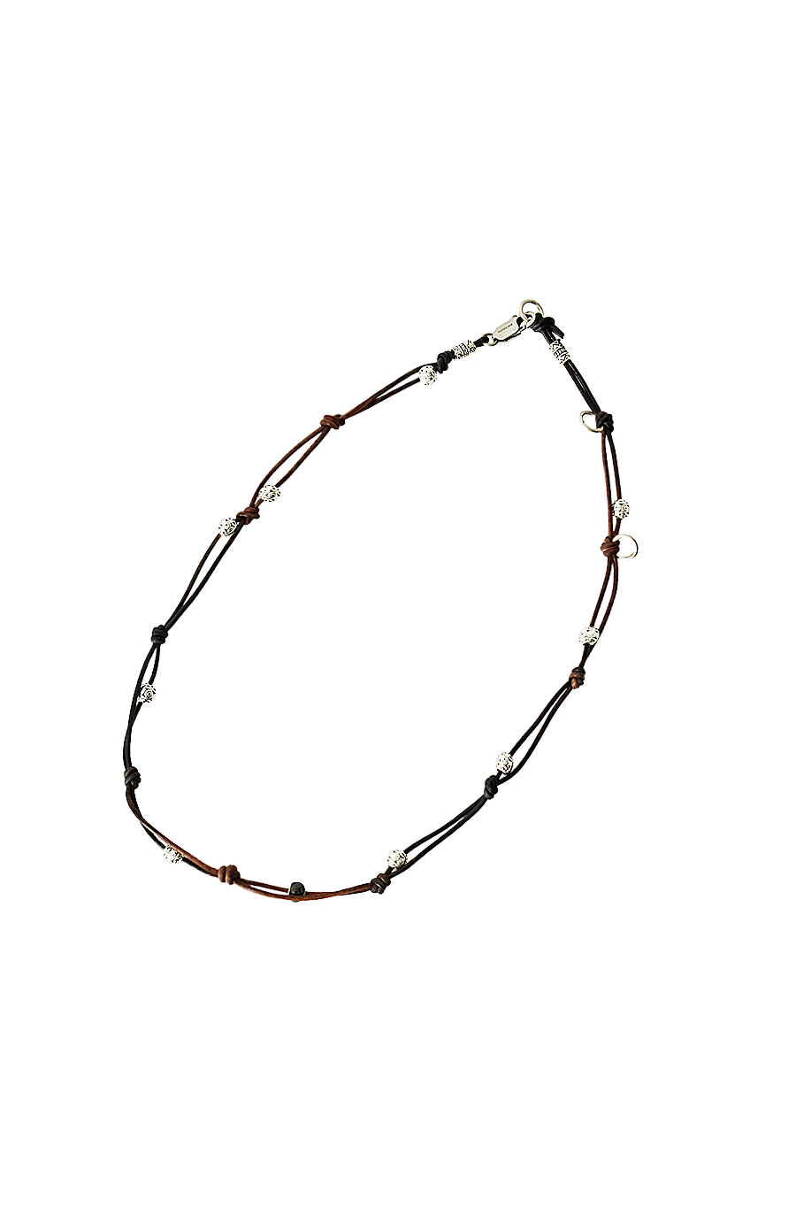 SI NODE NECKLACE 001 Vintage Brown