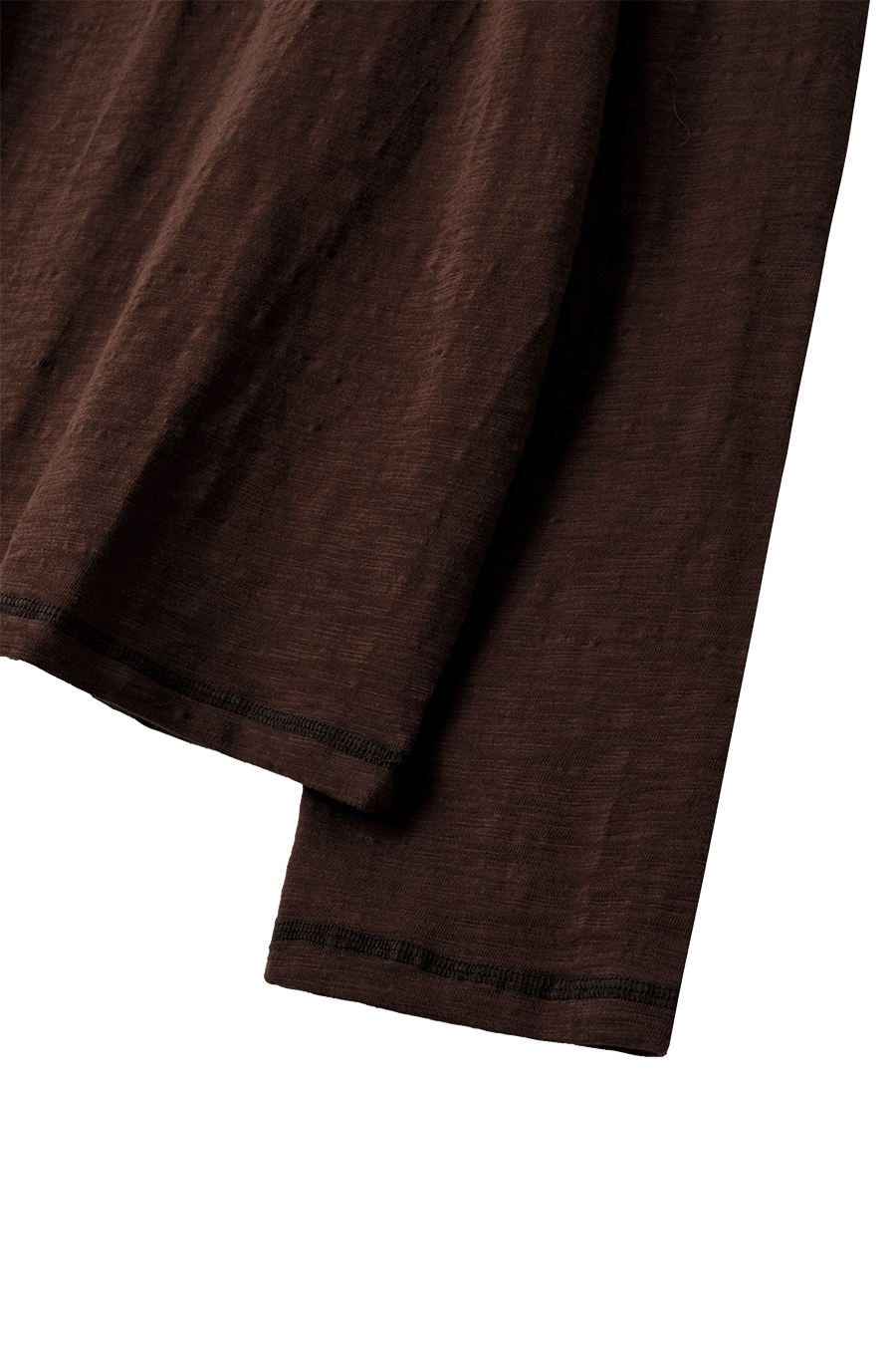 SI TRACE SLUB LONG SLEEVE TEE Umber Brown