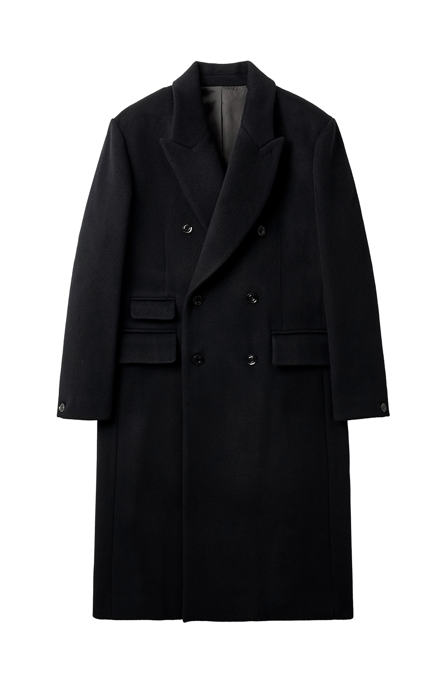 SI DOUBLE BRESTED COAT Black [예약배송 10.06]