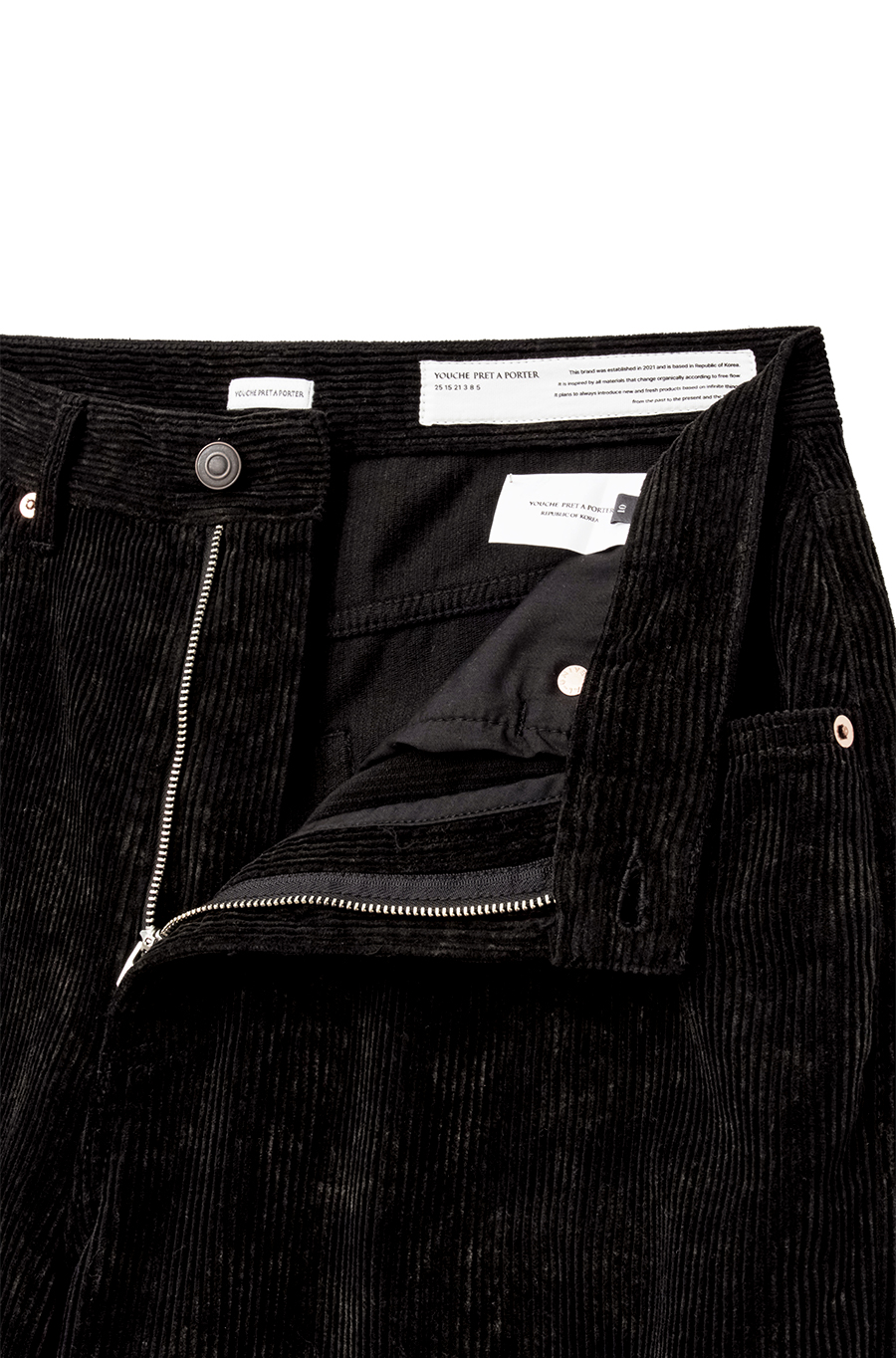 SI DISCHARGE CORDUROY PANTS Faded Black [예약배송 10.06]