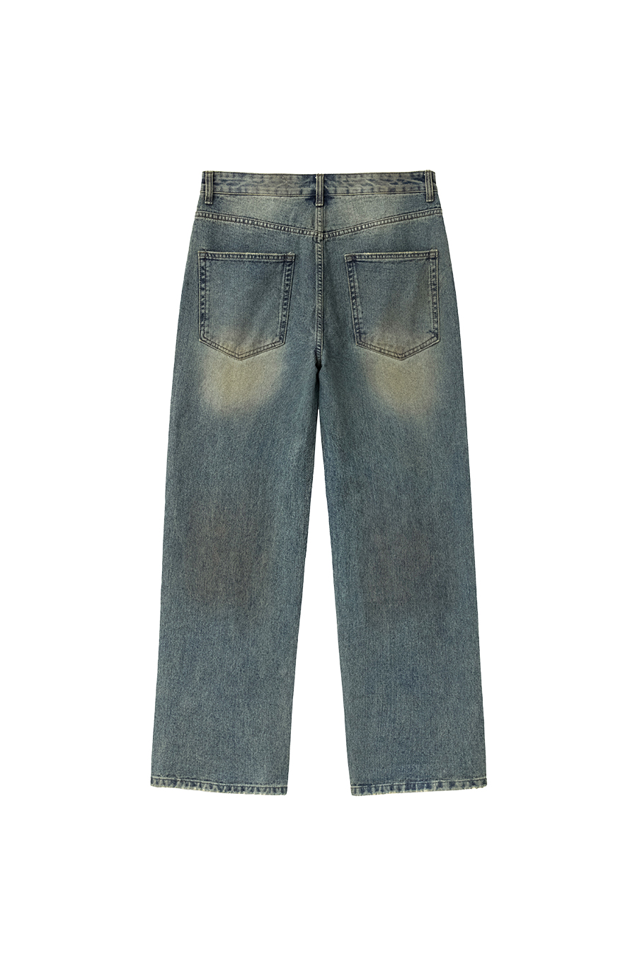 SI AGED TINT STRAIGHT DENIM Dusted Blue